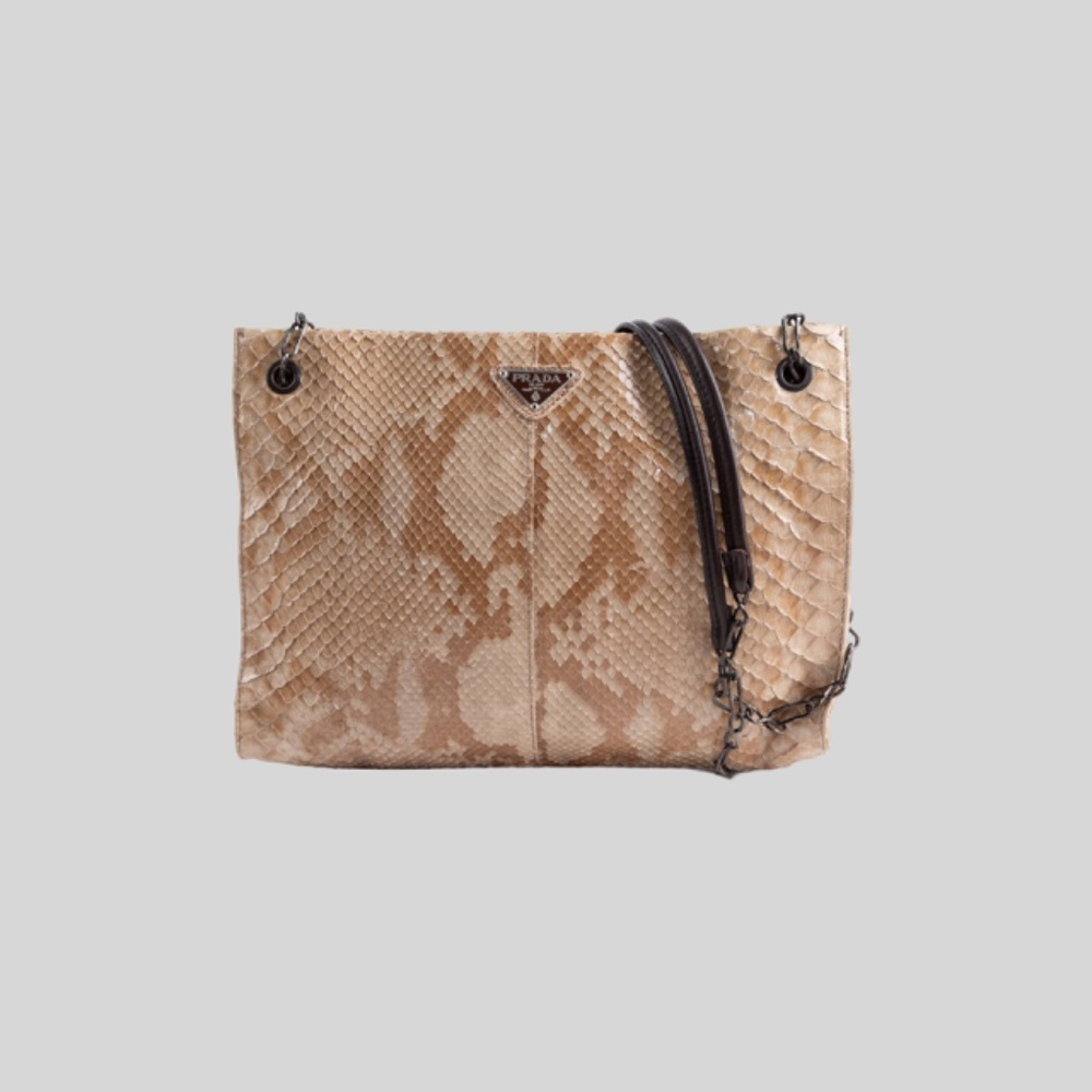 Prada Python Chain Bag - image 3